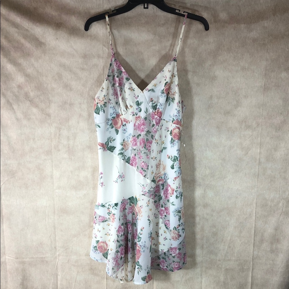 Y2K Floral Patchwork‎ Babydoll Festival Mini Dress
